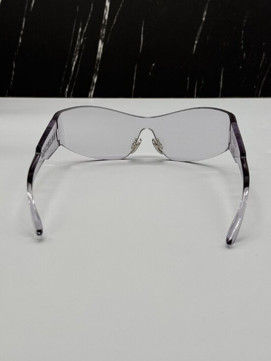 NEW BALENCIAGA BB0257S 002 CLEAR SHIELD UNISEX SUNGLASSES BALENCIAGA EYEWEAR main image 11